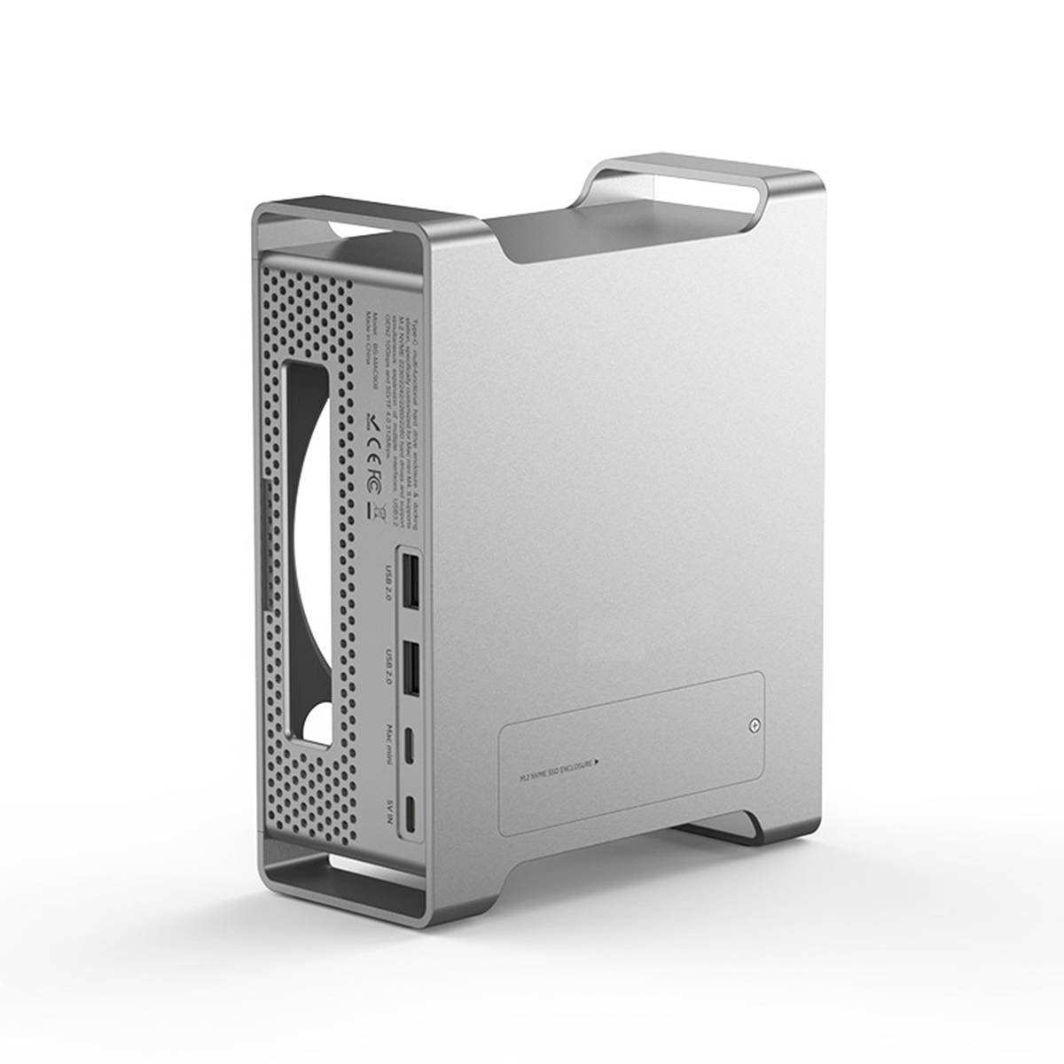 Док станція Хаб Blueendless MAC908 9 в 1 USB Type-C з підтримкою M2 SSD NVMe для Mac Mini M4 / M4 Pro 9 портів, фото 1