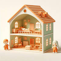 Будиночки, замки, меблі