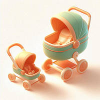 Транспорт та візочки для ляльок