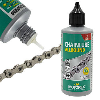 Мастило для ланцюга MOTOREX CHAINLUBE ALLROUND універсальне, 100 мл