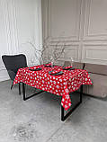 Скатертина новорічна водовідштовхувальна, високої якості (Туреччина)(Під замовлення або стандартний розмір), фото 7