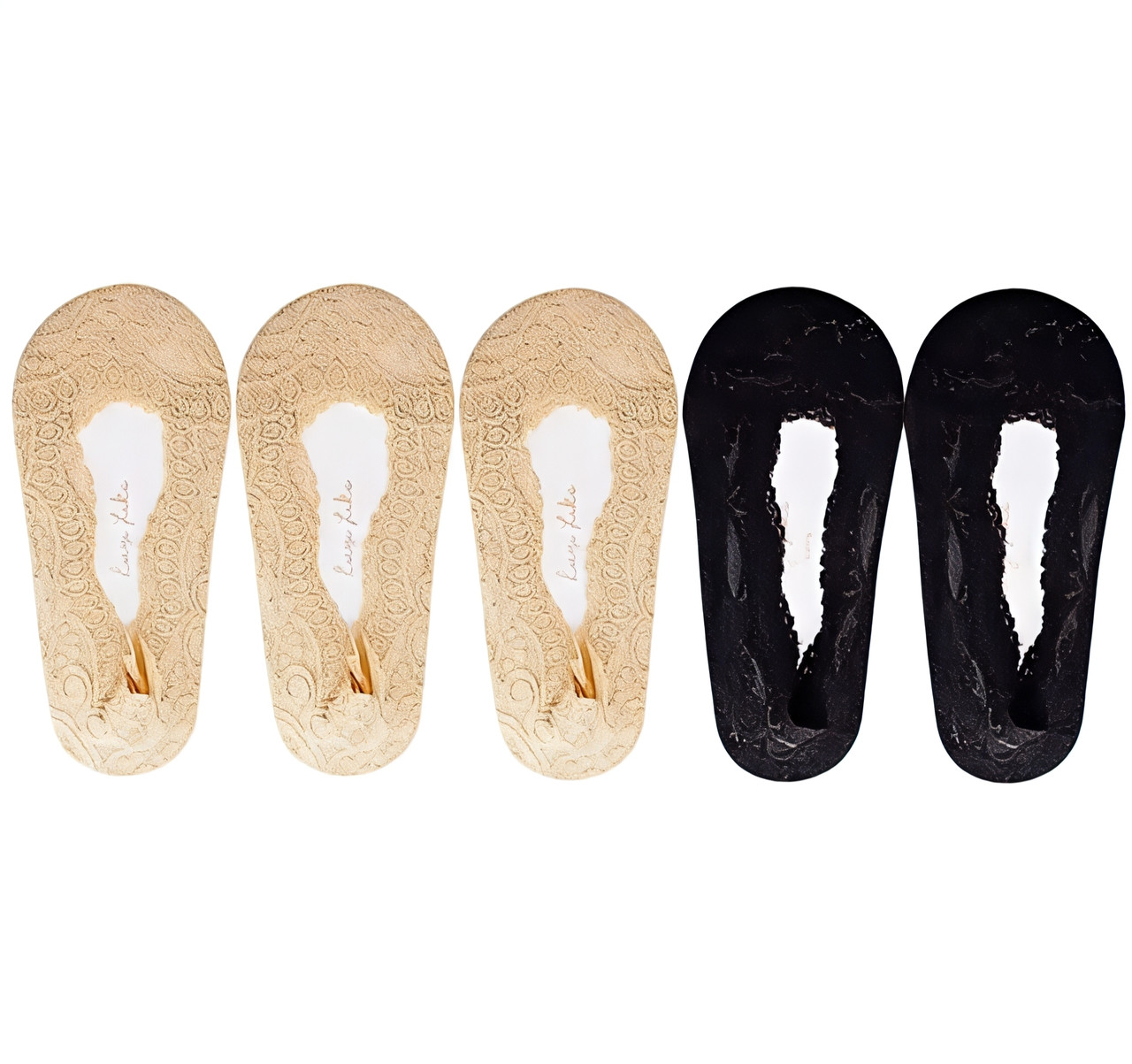 Капронові сліди жіночі 5 пар 35-38, фото 1