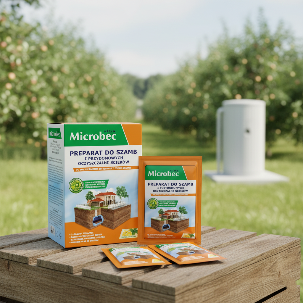 Microbec Ultra (Мікробек) 25 г — засіб для септиків, вигрібних ям і дачних туалетів, Польща Bros, фото 1