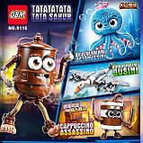 Конструктор 9116 Brainrot Брейнрот 102 деталі, Tung Tung Tung Sahur, фото 2