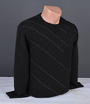 Чоловічий джемпер чорний | Чоловічий светр Туреччина 9360