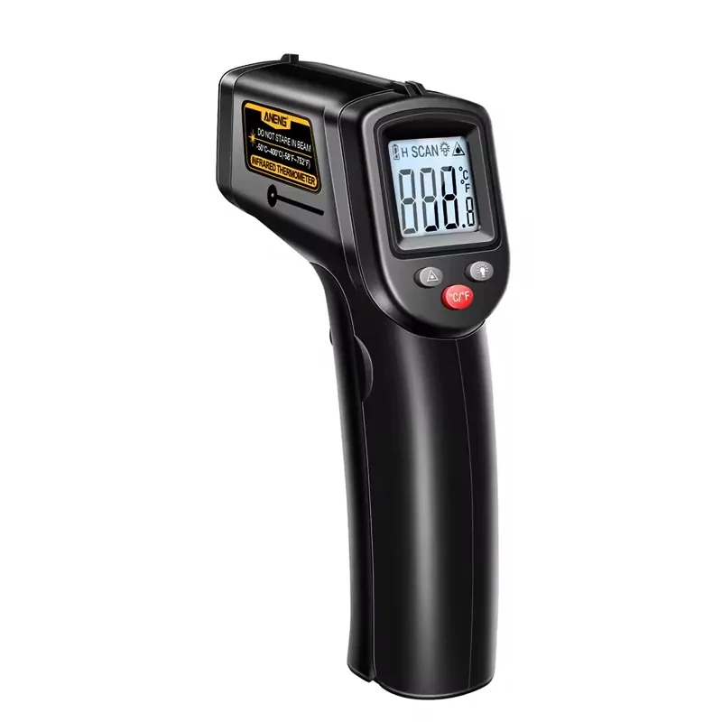Інфрачервоний термометр ANENG TH201 (-50~400°C) — безконтактний вимірювач температури, фото 1