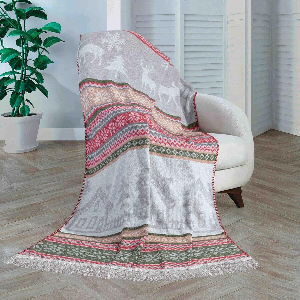 Плед Sesli 150×200 см. Новорічний 21949Y, фото 1