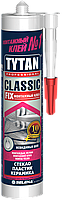 Прозорий монтажний клей на каучуковій основі TYTAN Classic Fix 310 мл рідкі цвяхі