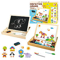 Дерев'яна магнітна дошка для малювання 97678 WToys