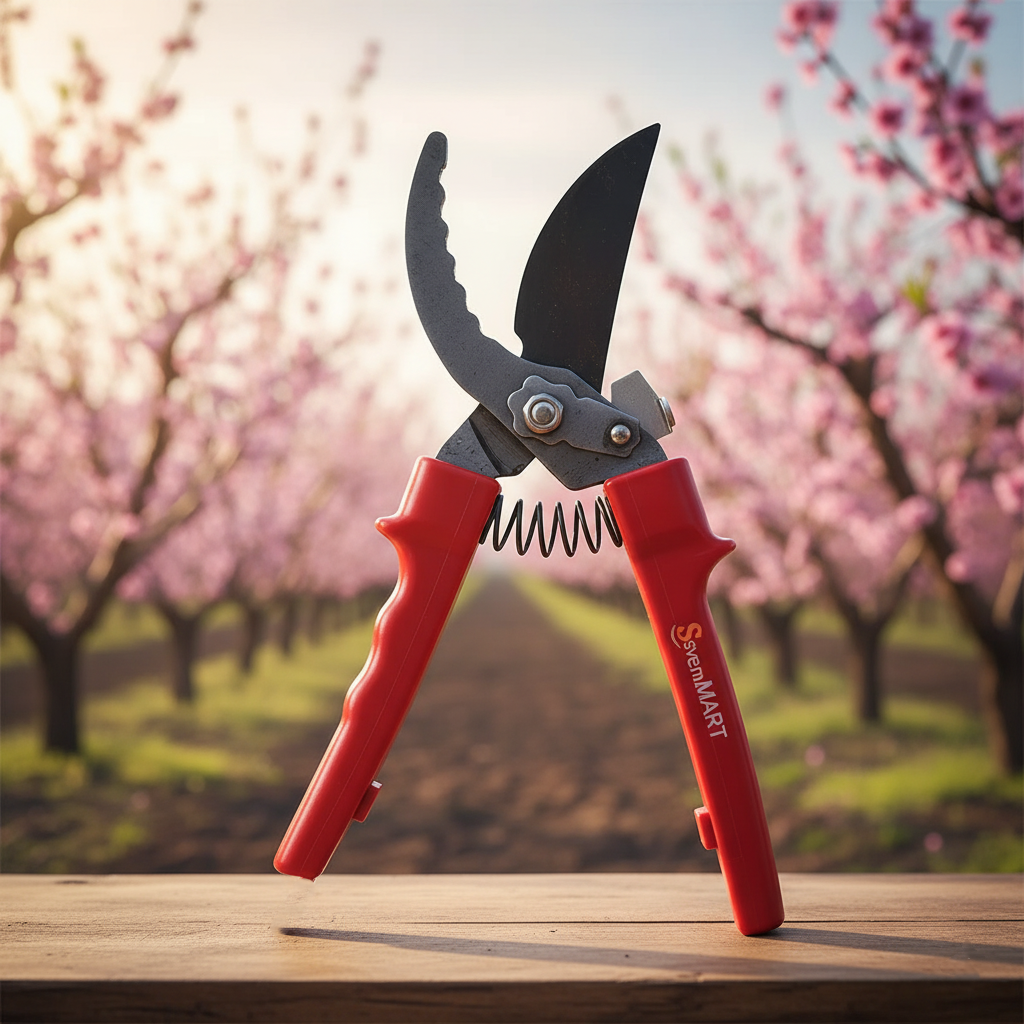 Секатор Yuangyijian Gardens Червоний, 240 мм — для обрізки садових рослин, фото 1