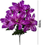 Штучні квіти букет орхідея Кримська, 46см, фото 3