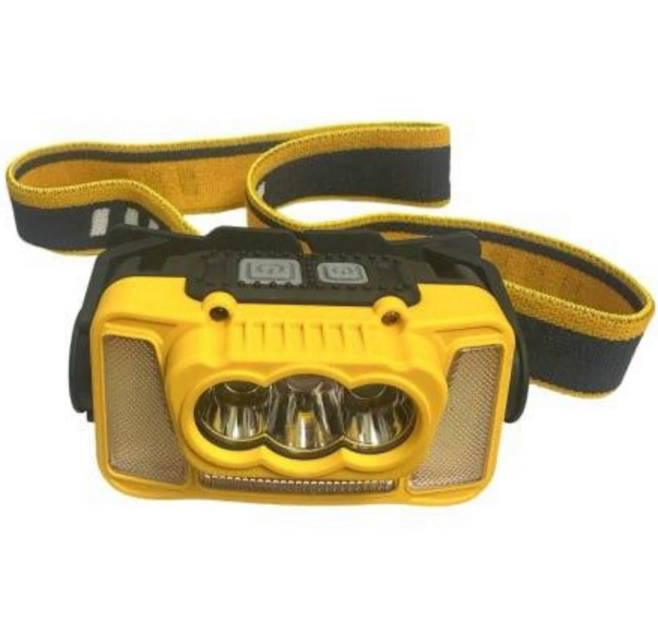 Ліхтарик налобний Rablex RB 965 (акумуляторний + водонепроникний + white/red/yelow + Type-C) /40/, фото 1