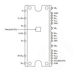 Мікросхема (драйвер) керування 3-фазним інверторним двигуном SDM10C60TA2