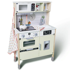 Дитяча дерев’яна кухня Lupilu | 24 елементи | Реалістичний дизайн