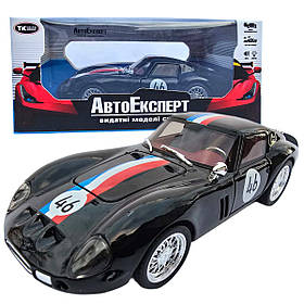 Машинка метал Ferrari 250 GTO Ферарі чорний 1:32 звук світло 14*5,5*3,5см (67007)