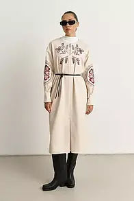 Сукня тепла з вишивкою Rica Mare MKRM4295