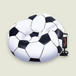 Надувне крісло Bestway 75010-1 із гладким ПВХ-покриттям і насосом