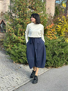 Жіноча спідниця вовняна міді з поясом NORA KVITTIN MKNK2001