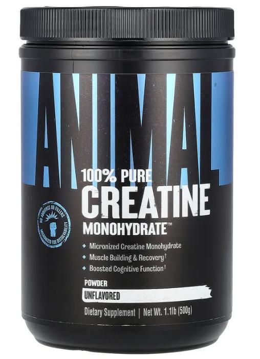 Креатин UNIVERSAL NUTRITION Animal Creatine Powder 500 грам, фото 1