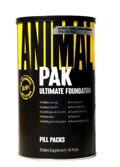 Super Вітаміни Universal Nutrition ANIMAL PAK Ultimate Foundation 44 пакунків, фото 1