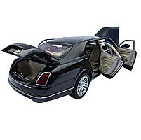 Машинка матал Bentley Mulsanne чорна Бентлі Мульсан лімузин 1:24 звук світло 20*5,5*5см (RS-52405), фото 10