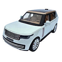 Машинка метал Range Rover L460 рендж ровер 1:24 білий світло звук 20,5*7*7см (RS-15526), фото 2