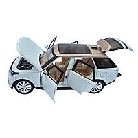 Машинка метал Range Rover L460 рендж ровер 1:24 білий світло звук 20,5*7*7см (RS-15526), фото 5