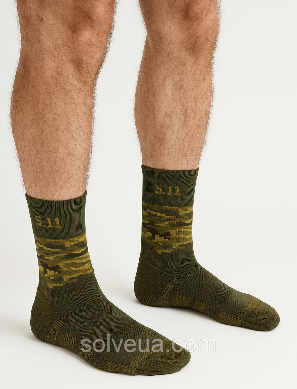 Термошкарпетки 5.11 камуфляж olive KT6010707 - універсальний розмір-40-46 solve, фото 1