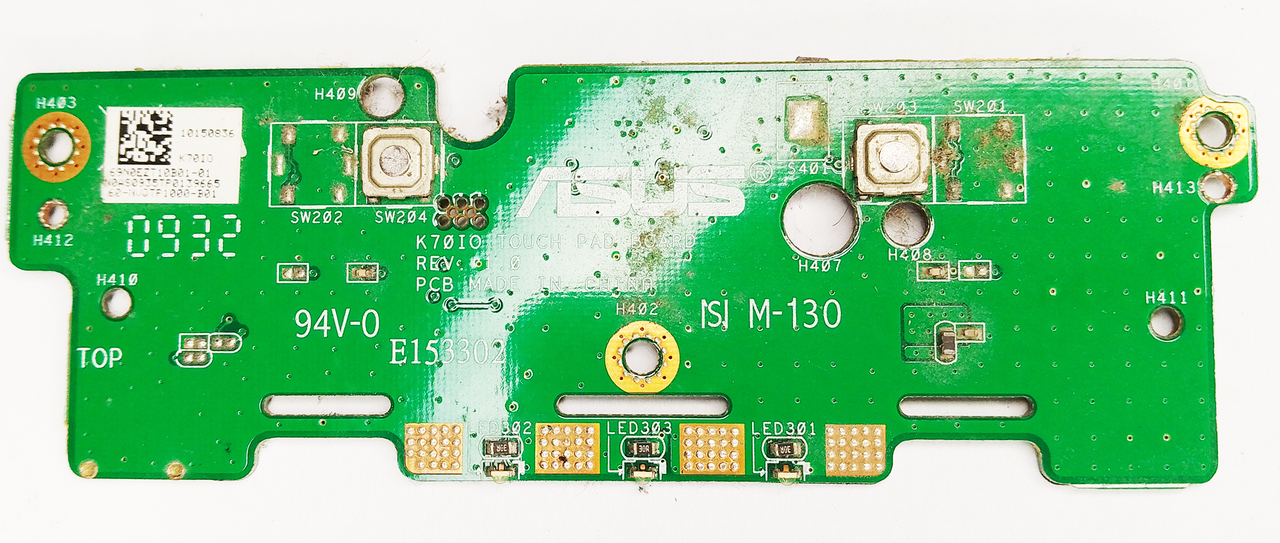 Плата кнопок тачпада Asus K40AB K40AD K40AF K40C K40IJ K40IP, фото 1