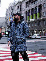 Куртка зимова з капюшоном чоловіча зимова стильна SHOP OP