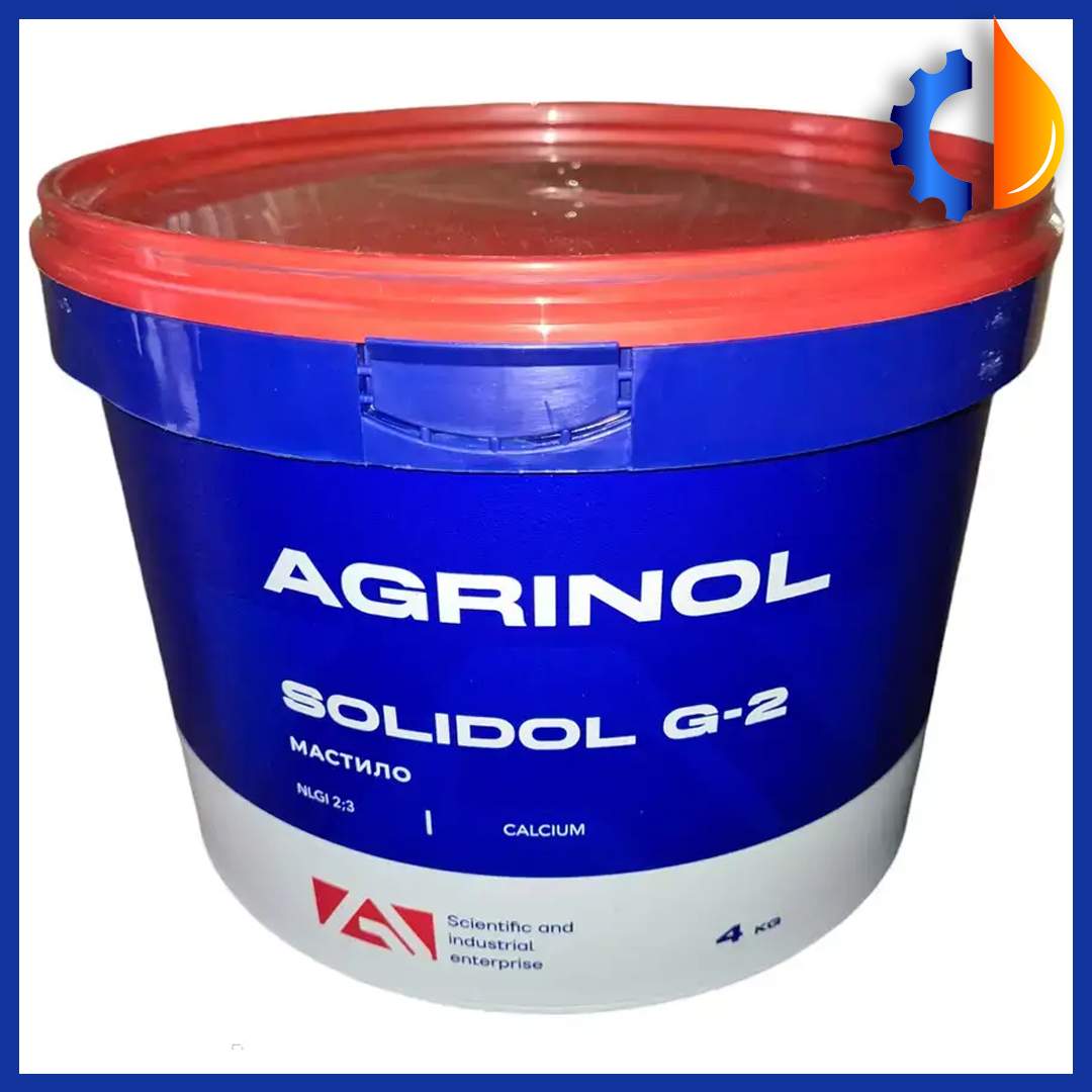 Агрінол Солідол ж-2 4 кг відро, кальцієве мастило, Солідол жировий, Мастило agrinol солідол ж-2 5 л водостійке, фото 1