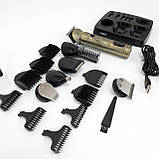 Машинка для стрижки чоловіча VGR V-106, Гострі професійні машинки для стрижки волосся PL-31, фото 6