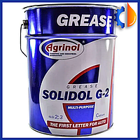 Агринол солидол ж-2 17кг 20л ведро, Многоцелевая пластичная смазка Солидол жировой кальциевая смазка Agrinol