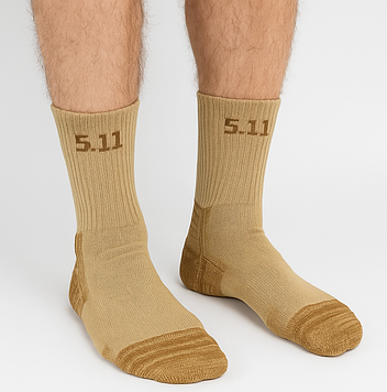 Термошкарпетки 5.11 Level 2 -6” із вставками coyote KT6010713 - універсальний розмір-40-46 peremogaua