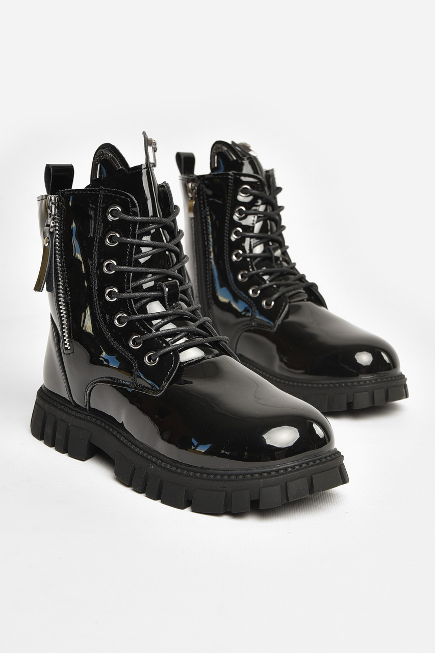 Черевики дитячі єврозима чорного кольору 207992T Безкоштовна доставка, фото 1