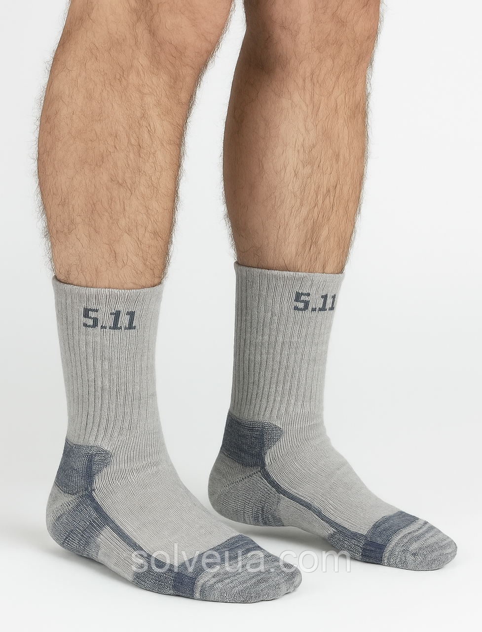 Термошкарпетки 5.11 Level 2- 6” із вставками gray KT6010714 - універсальний розмір-40-46 solve, фото 1