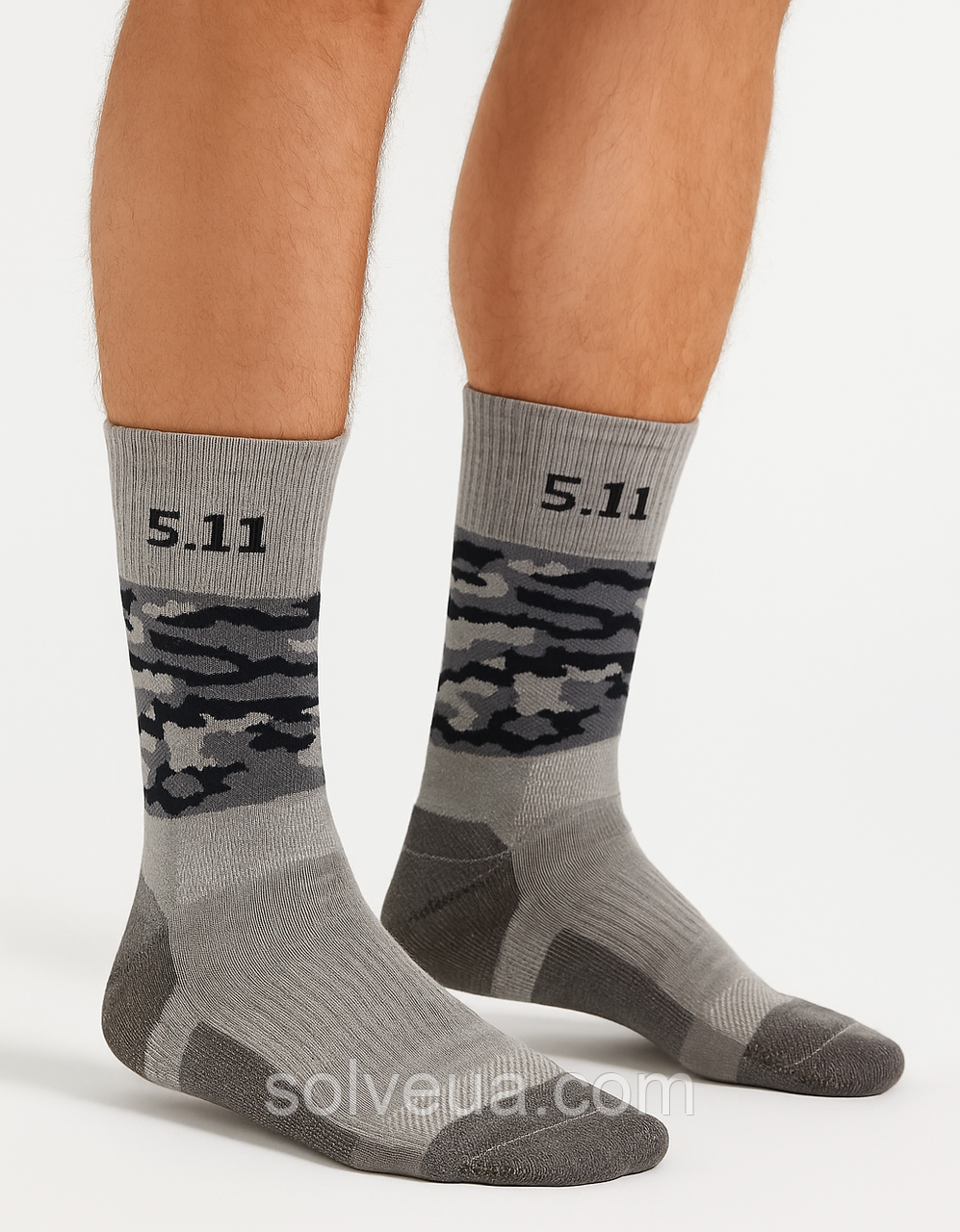 Термошкарпетки 5.11 камуфляж gray KT6010709 - універсальний розмір-40-46 solve, фото 1