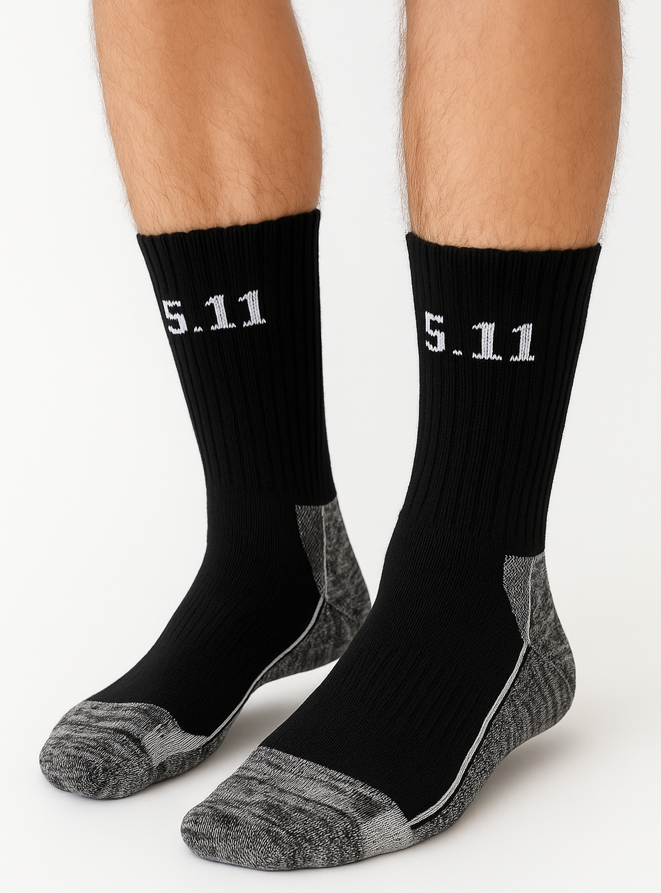 Термошкарпетки 5.11 Level 2 -6” із вставками black KT6010712 - універсальний розмір-40-46 peremogaua, фото 1