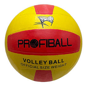 М'яч волейбольний "Profiball" Bambi VA 0016(Red-Yellow) розмір №5, Toyman