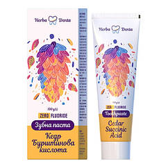 Зубна паста Кедр Бурштинова кислота 100 г