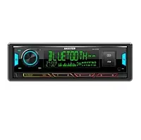 Автомагнітола Baxster BSF-5532BT Multicolor RGB USB, 1 Din, дисплей (40P-VA LCD), Bluetooth 5.3, 6хRCA, выход на сабвуфер (RCA