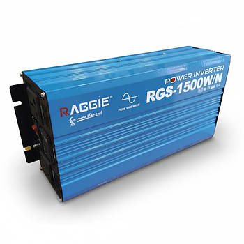 Перетворювач напруги 1500Вт, 12В RGSC-1500WN / Інвертор з правильною синусоїдою / Автономний інвертор з зарядним пристроєм