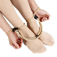 Универсальные наручники для рук и ног БДСМ Черный - Садо-мазо