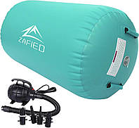 Надувний гімнастичний мат 100x60 см для йоги фітнесу акробатики протиковзкий ПВХ