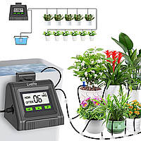 Автоматическая система капельного полива Lvelfe ITP10P для сада и комнатных растений с регулируемым потоком воды