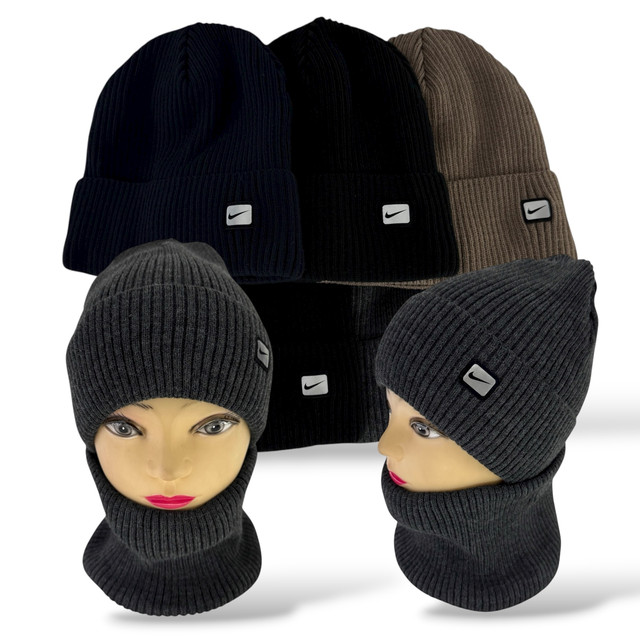 Детский комплект - шапка и шарф (хомут) для мальчика