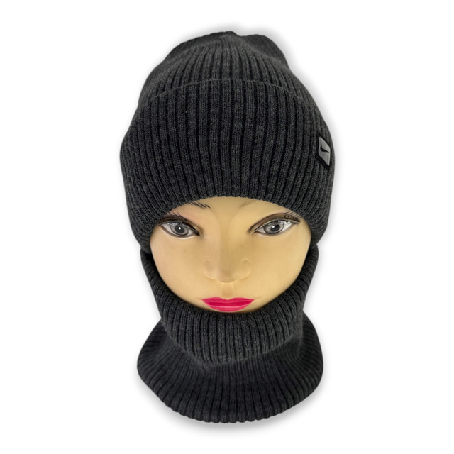 Детский комплект - шапка и шарф (хомут) для мальчика