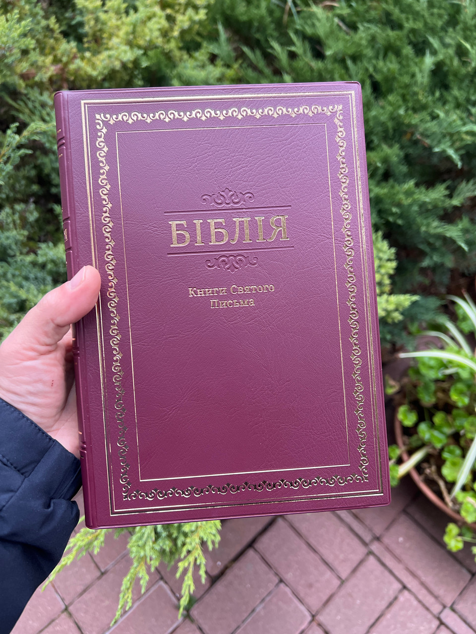 Біблія, переклад Івана Огієнка, 16х24 см, гнучка обкладинка, індекси.