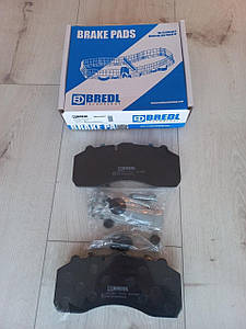 Гальмівні колодки DAF, MAN, SAF, BPW, Mercedes Actros , SCANIA , Iveco (BREDL Європа) 29108, 29061, 29087