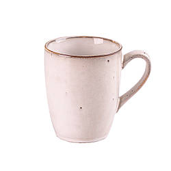 Чашка порцелянова 400 мл, бежевий HP629 Доставка по Україні